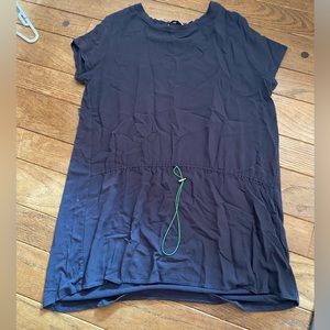Black Zara Top w/ cinched waist